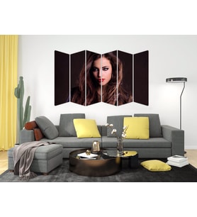 KADIN SAÇ MODELİ KUAFÖR MDF TABLO-1008 MODEL-B