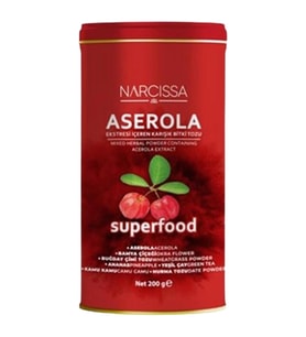 Narcissa Aserola Ekstresi İçeren Karışık Bitki Tozu 200 gr