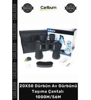 #Dürbün Net Görüntü Zoom Su Geçirmez Nikula 20X50 Dürbün Av Dürbünü Taşıma Çantalı 1000M56M