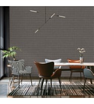 MUSE Koleksiyonu 25102-5 Gri Vizon Dokulu Silinebilir Nonwoven Vinil Duvar Kağıdı
