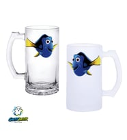 Kayıp Balık Dory Kulplu Bira Bardağı Buzlu veya Şeffaf Seçenekli 0306