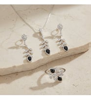 BlackCraft Oltu Taşı Sarmaşık Set