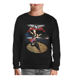 Metallica - James Siyah Çocuk Sweatshirt