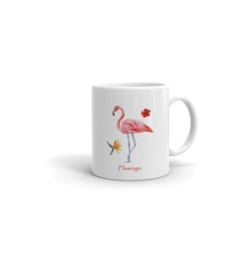Flamingo Baskılı Kupa