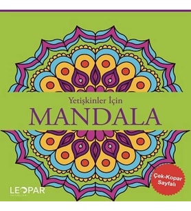 Yetişkinler İçin Mandala - Yeşil