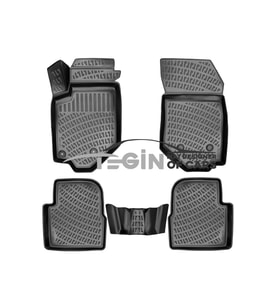 Citroen C4X 2023 3D Havuzlu Paspas Siyah (Karışık)