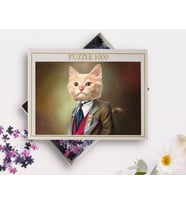 BK Gift Evcil Dostlara Özel 1000 Parça Profesyonel Puzzle, Evcil Dost Portre, Evcil Hayvan Puzzle-19