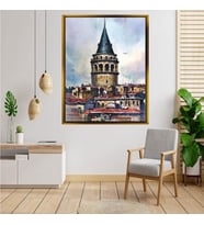 Altın  Çerçeveli tablo ss338