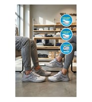 Hummel 900897 Hml Solar Performance II Gümüş Unisex Spor Ayakkabı