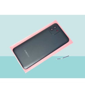 Samsung Galaxy A03 Sm A035 Uyumlu FULL KASA Arka Kapak Batarya Kapağı - SİYAH