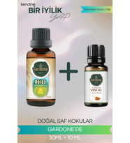 Relax 30 ML + Sandal 10 ML ( Oda Kokusu Aroma Terapi Buhurdanlık / Difüzör Yağı ) Set 2 Adet