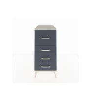 Kronos Komodin 4 Çekmeceli 44x59x96 Aytaşı-Antrasit