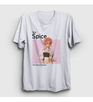 Presmono Unisex Beyaz Poster Ice Spice T-Shirt 533620tt