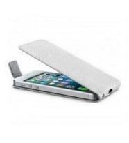 Cellular Line iPhone SE/5S/5 ile Uyumlu Flap Slim Kılıf Beyaz FLIPSLIMIPHONE5W