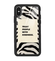 iPhone Xs Max Zebra Motto Tasarımlı Glossy Telefon Kılıfı