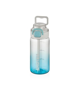 Shotay Su Matarası Straw Gradient Polikarbon Mavi 600Ml