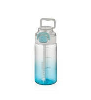 Shotay Su Matarası Straw Gradient Polikarbon Mavi 600Ml