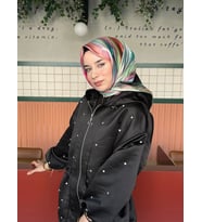 SU YEŞİLİ Sensitive Twill İpek Eşarp 4