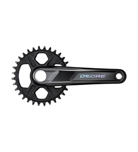 Shimano Deore FC-M6100-1 12 Vites Uyumlu Bisiklet Aynakol Seti 32T 175mm (Siyah)