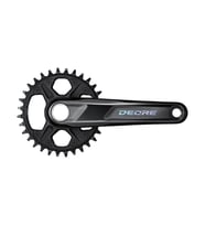 Shimano Deore FC-M6100-1 12 Vites Uyumlu Bisiklet Aynakol Seti 32T 175mm (Siyah)