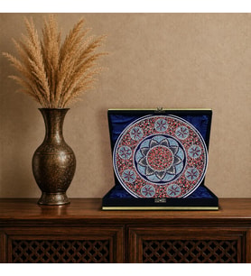 e38 EL İŞÇİLİĞİ ÇİNİ TABAK 25 CM - 6684