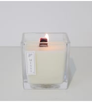 MİSSİ LARGE AHŞAP FİTİLLİ BLACK VANİLYA VEGAN MUM(8X8 CM)