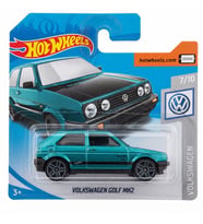 Hot Wheels Volkswagen Golf MK2 - Mavi - 2019 - FYD60