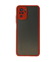 Xiaomi Redmi Note 10 Kılıf Montreal Silikon Kapak - Kırmızı