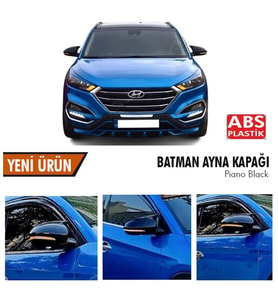 Hyundai Tucson Yarasa Ayna Kapağı Batman Parlak Siyah Piano Black