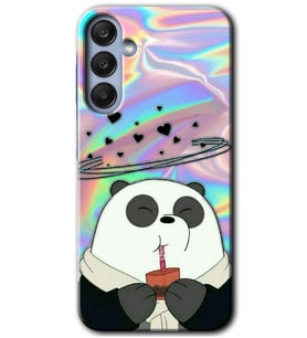Galaxy A25 Kılıf HD Desen Baskılı Kılıf - Milkshake Panda