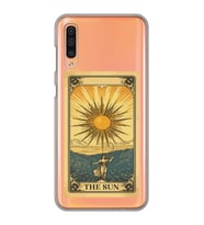 Samsung Galaxy A50 - A30S Uyumlu The Sun Tarot Tasarımlı Şeffaf Telefon Kılıfı