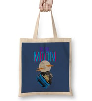 TO THE MOON DOGECAR Dogecoin Crypto Logo Merch Bez Çanta Uzun Saplı