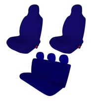 Tofaş Doğan Penye Oto Koltuk Kılıfı - Baskısız - Lacivert (Siyah)