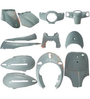 Arora Cappucino 50cc ve 125cc Kaporta Seti Mavi
