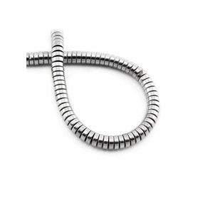 Hematit Doğal Taş Parlak Gümüş Daire Kesim 6x2mm Dizi