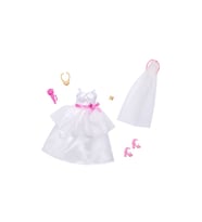 Barbie Hwv76 + Ken Fashion - Gelin Aksesuarları (Bebekler Ürüne Dahil Değildir.)