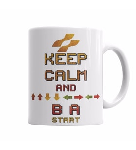 Keep Calm Konami Kupa Bardak Porselen