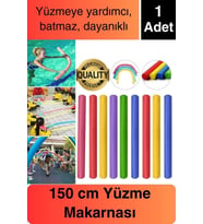 Renkli Dayanıklı Deniz Havuz Yüzme Makarnası Tatil Yüzücü Batmayan Sosis Köpüğü Yardımcı 1 Adet