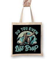 Do You Even Lift Bro Ski Lift Pun Snowboard & Ski Bez Çanta Uzun Saplı