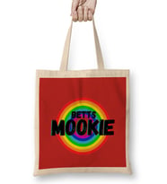 Mookie Betts CARTON ART - baseball Gifts Vintage Retro Rainbow For BOYS AND Dad Bez Çanta Uzun Saplı