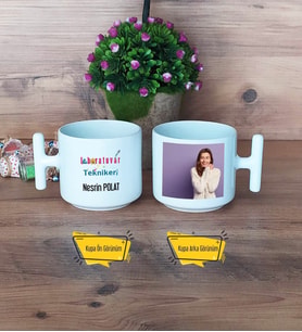 Laboratuvar Teknikeri Kupa Bardak T Fotoğraflı Tıp Bayramı Hediyesi