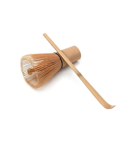 Bambu Matcha Çayı Kaşık ve Karıştırma Aparatı Bamboo Whisk cin552 (Kahverengi)