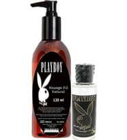 Playboy Aromaterapi Natural Massage Oil 120 ml + Natural Aromalı Massage Vücut Masaj Yağı 50 ml