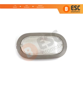 Renault Clio 1 2 Symbol Thalia Nissan Platina Primastar Trafic Vivaro X83 için İç Tavan Lambası Gri