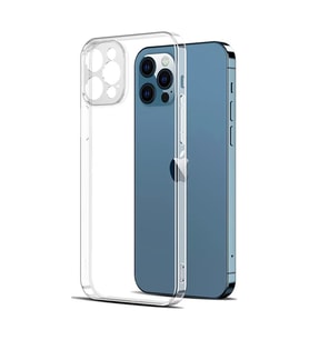 Apple iPhone 12 Pro Max Kamera Korumalı Şeffaf Silikon Kılıf