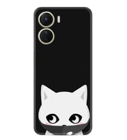 Vivo Y16 Kılıf Silikon Desen Özel Seri Pandemi Cat 1729
