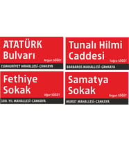 Ankara Sokak Tabelaları