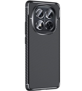 Xiaomi Redmi Note 14 Pro 4G Kılıf Karbon Silikon Case Kapak (Siyah)