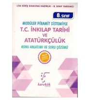 Karekök Yayınları Karekök 8. Sınıf T.c. Inkılap Tarihi Atatürkçülük K.a Ve S.b Mps (Çok Renkli)