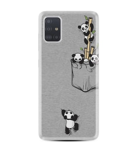 Samsung a71 A72 A73 A7 A9 2018 C7 C9 Kılıf Desenli Silikon Pandalar 1798